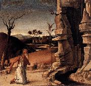 Giovanni Bellini Pesaro Altarpiece oil painting on canvas